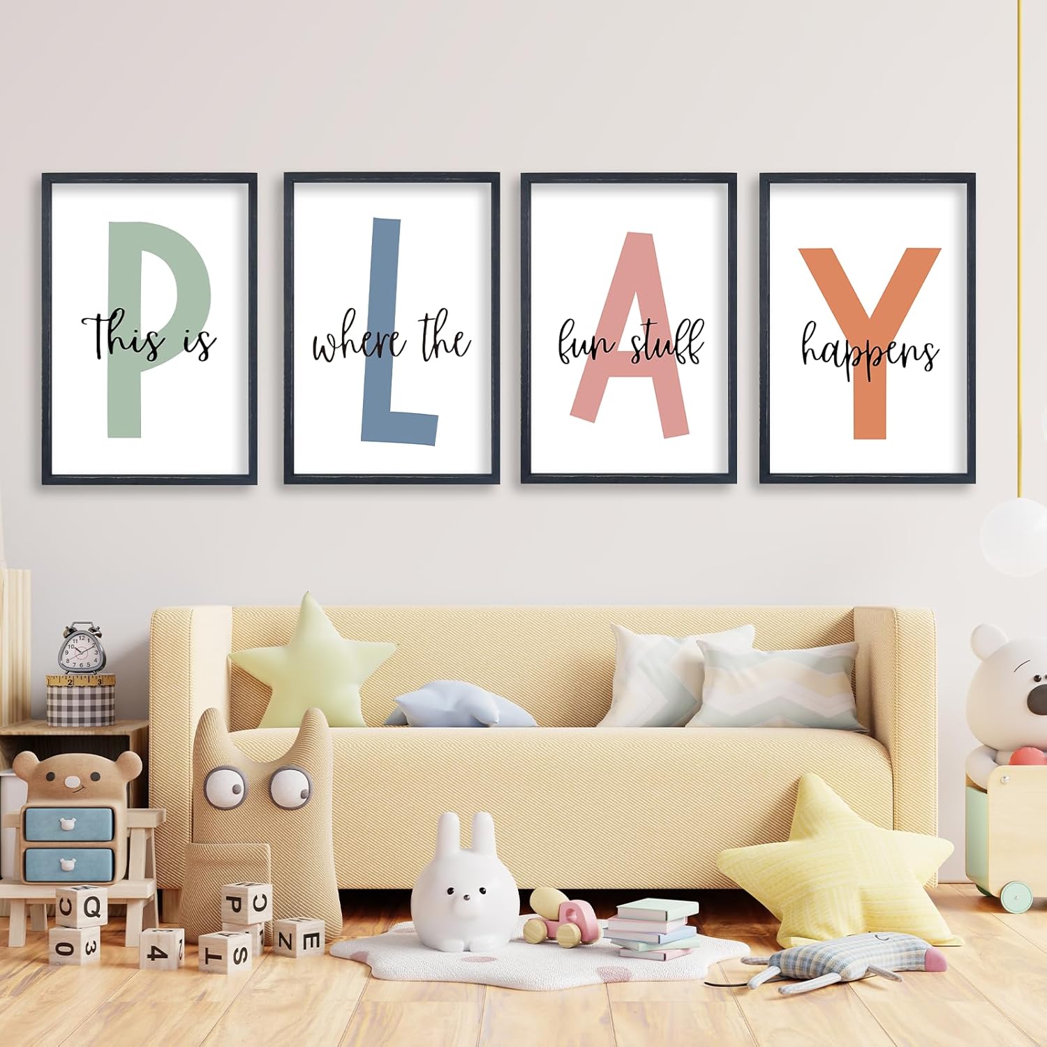 This Is Where The Fun Stuff Happens Kids Playroom Wall Art