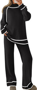 ZESICA Two Piece Sweater Set Women - Cozy Turtleneck Lounge Set