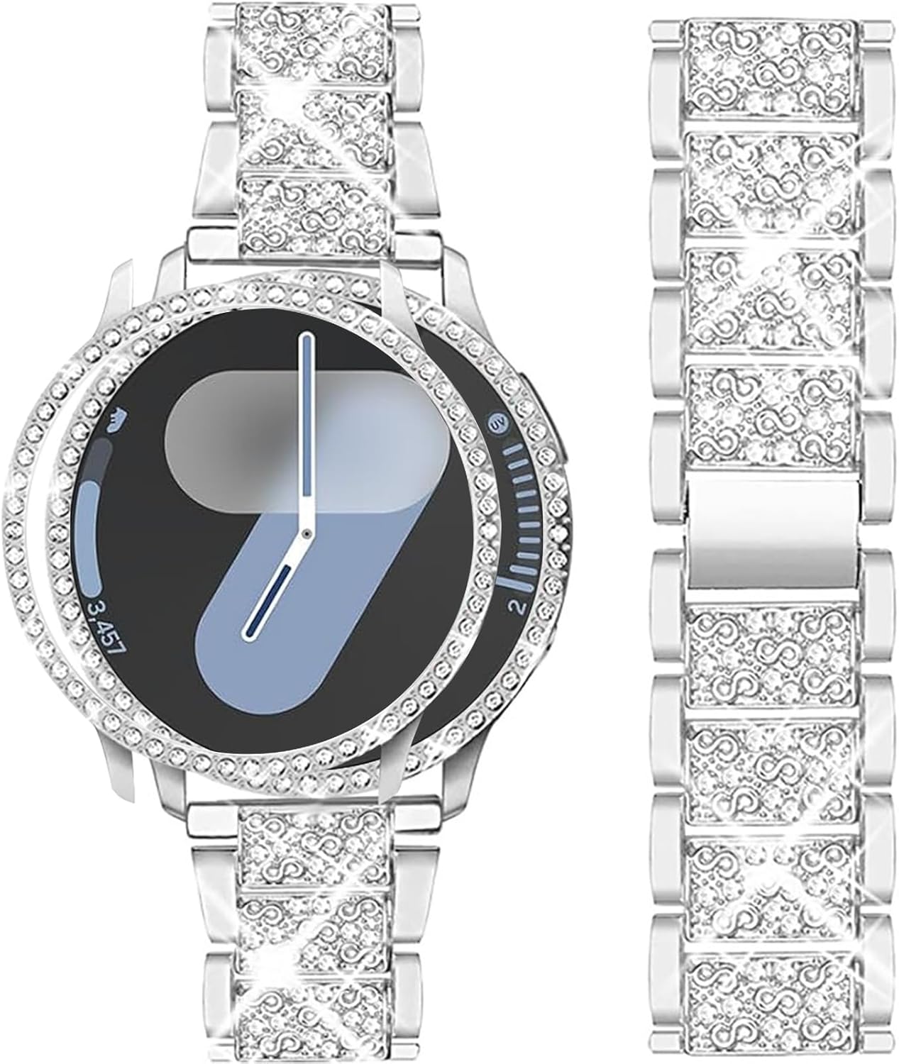 Bling Metal Band for Galaxy Watch 7 - Stylish & Protective!