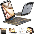 Transparent Case with Wireless Keyboard for iPad Air 13 in - 7-Color