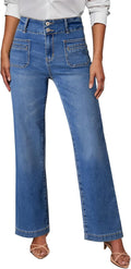 Sidefeel Women's Wide Leg Jeans High Waisted Tummy Control suitable