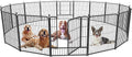 Dog Playpen 40 in Heavy Duty Folding Exercise Fence - Portable Pen
