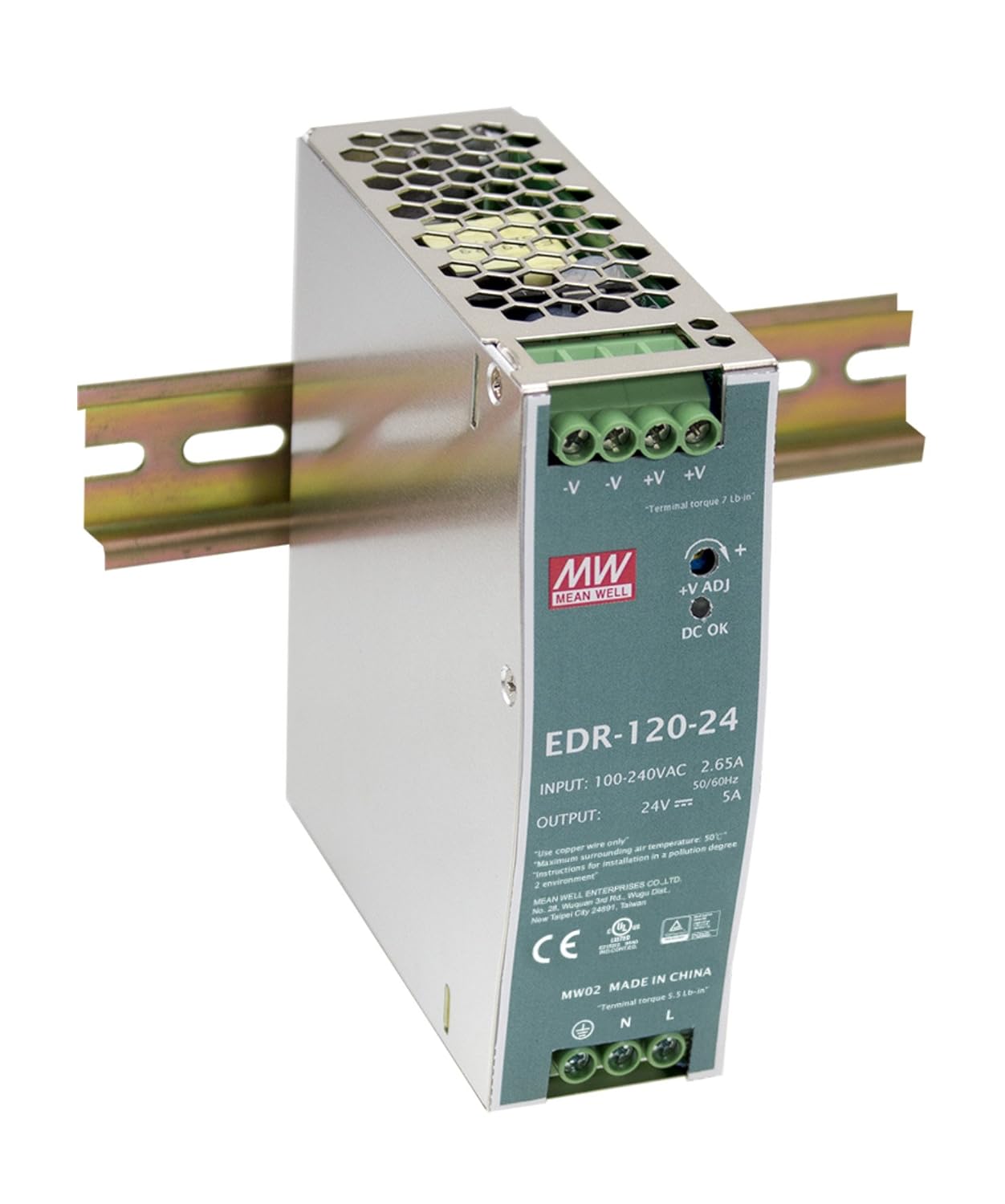 MEAN WELL EDR-120-12 120W 12VDC Power Supply Review