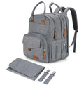 Large Diaper Bag Backpack for Two Kids Twins - Expandable, Dual