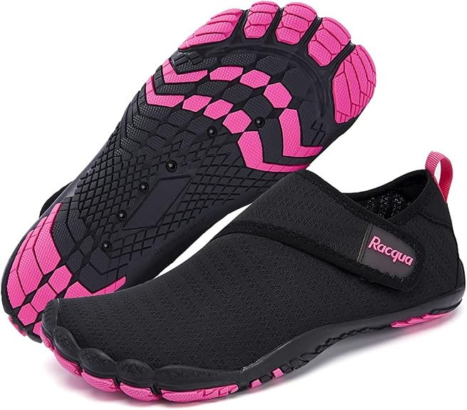 Racqua Slip-On Water Shoes for Men and Women - Quick Dry Aqua Footwear