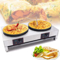 16-Inch Electric Crepe Maker with Dual Head - Perfect Crepes Every Time!
