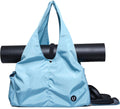 Gym bag with yoga mat holder for women - Spacious wet/dry gym tote