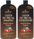 Castor Tea Tree Shampoo Conditioner Set - Anti Hair Loss Thickening