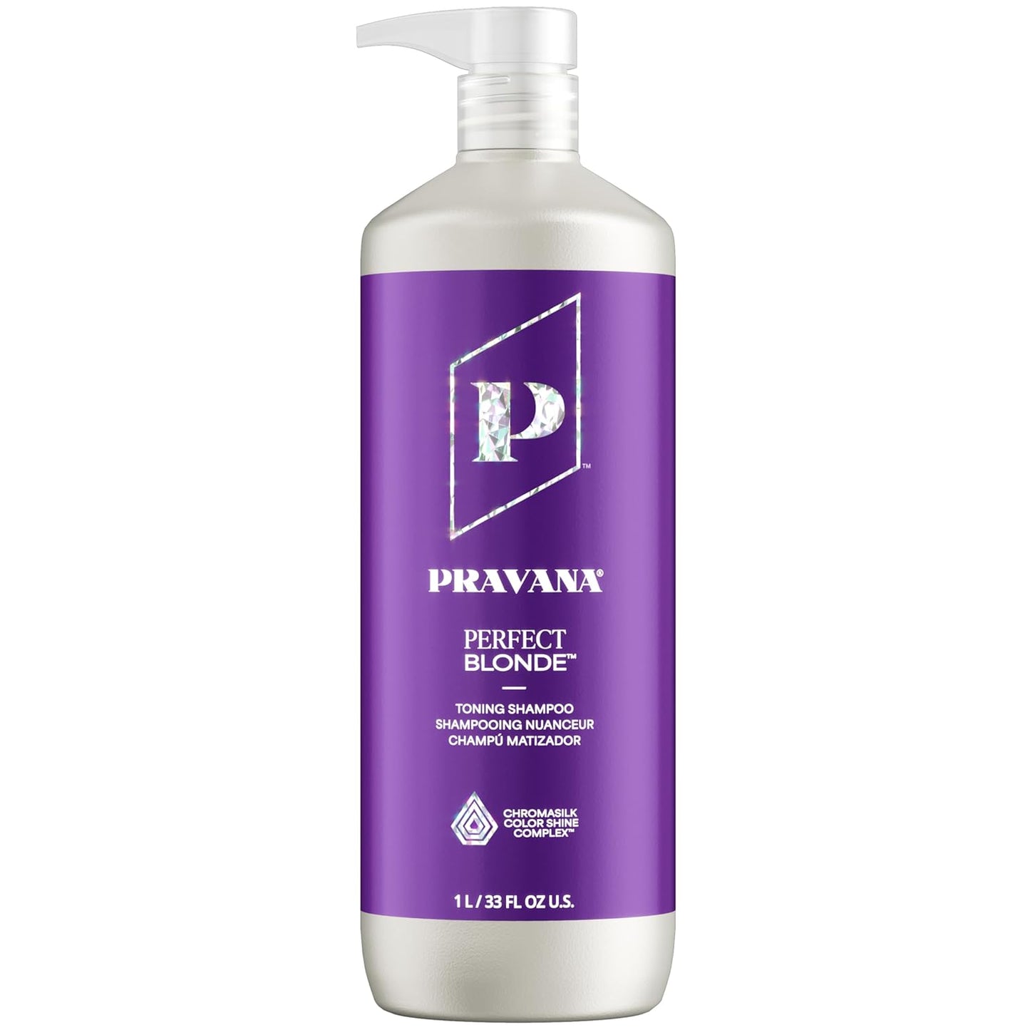 Pravana The Perfect Blonde Purple Toning Shampoo for Brassy Hair
