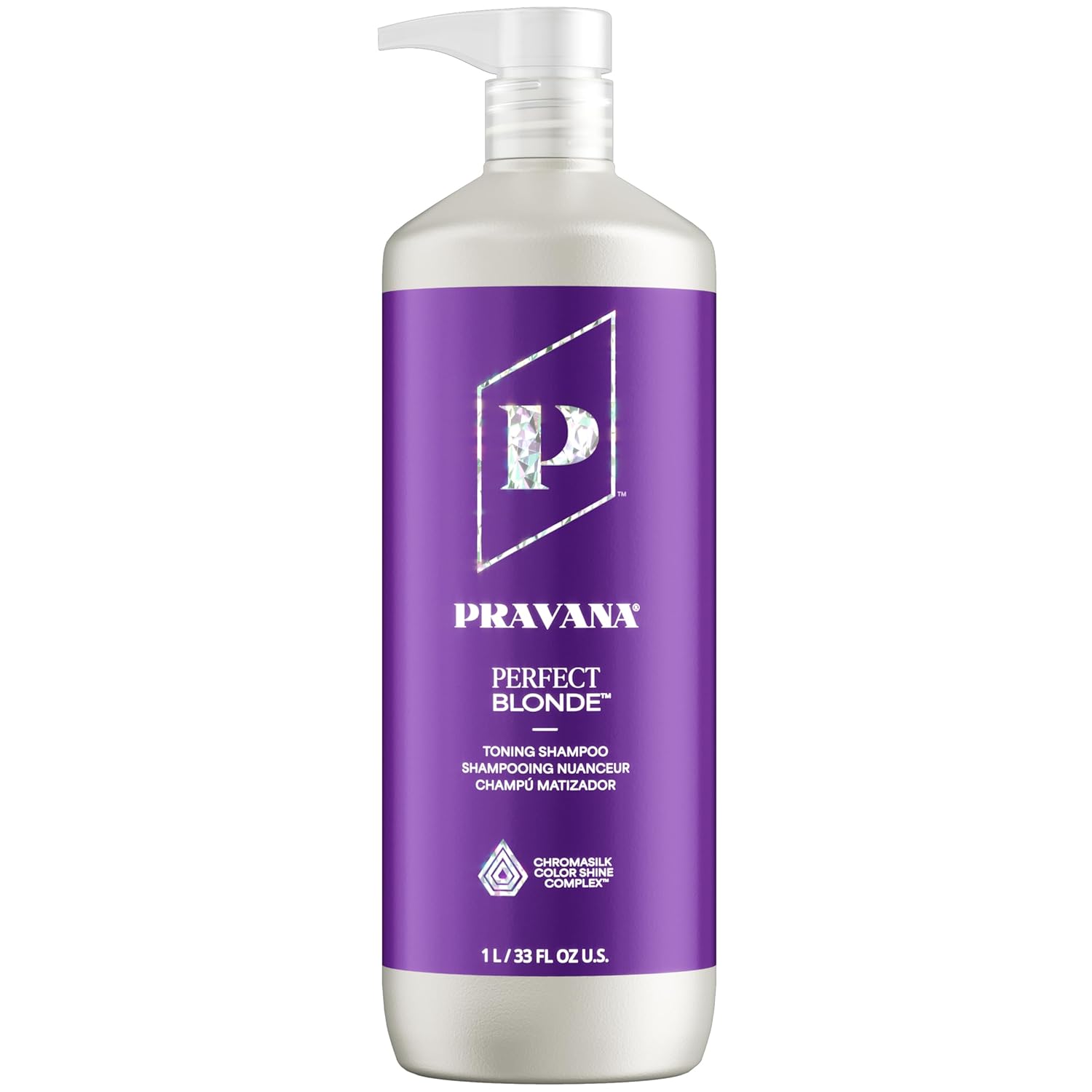 Pravana The Perfect Blonde Purple Toning Shampoo for Brassy Hair