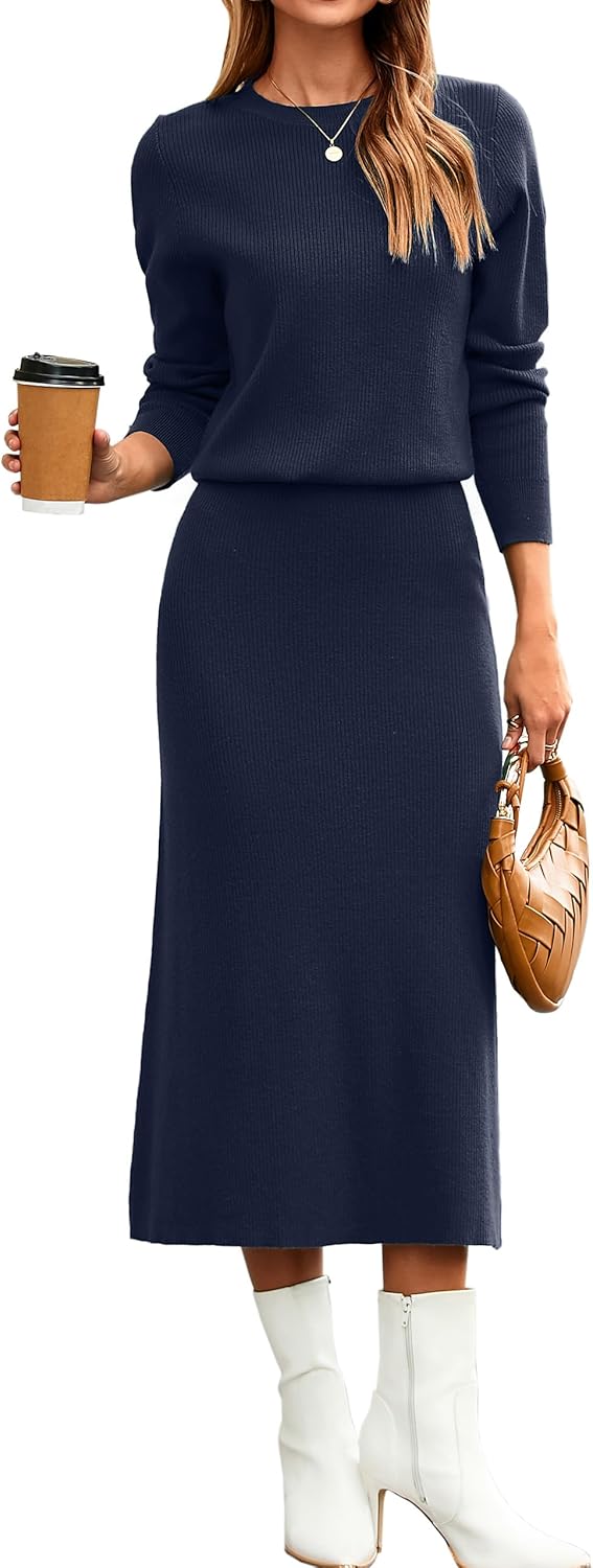 Glamaker Womens 2 Piece Skirt Set for Casual Fall Outfits