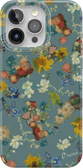 Casely iPhone 15 Pro Case Van Gogh's Flowers - Slim Protection