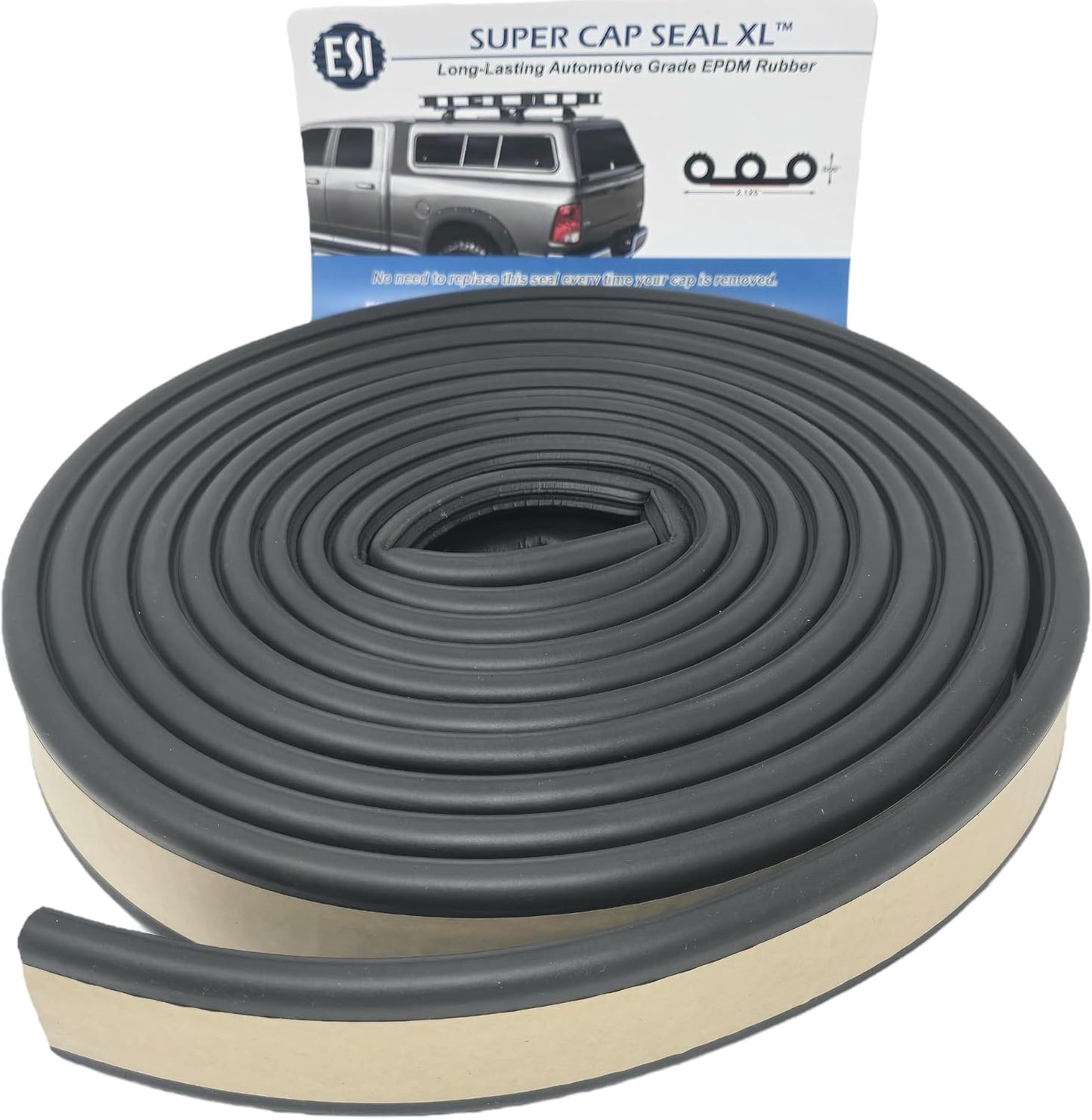 ESI Super Cap Seal XL 20 FT for Truck Caps Over 200 lbs