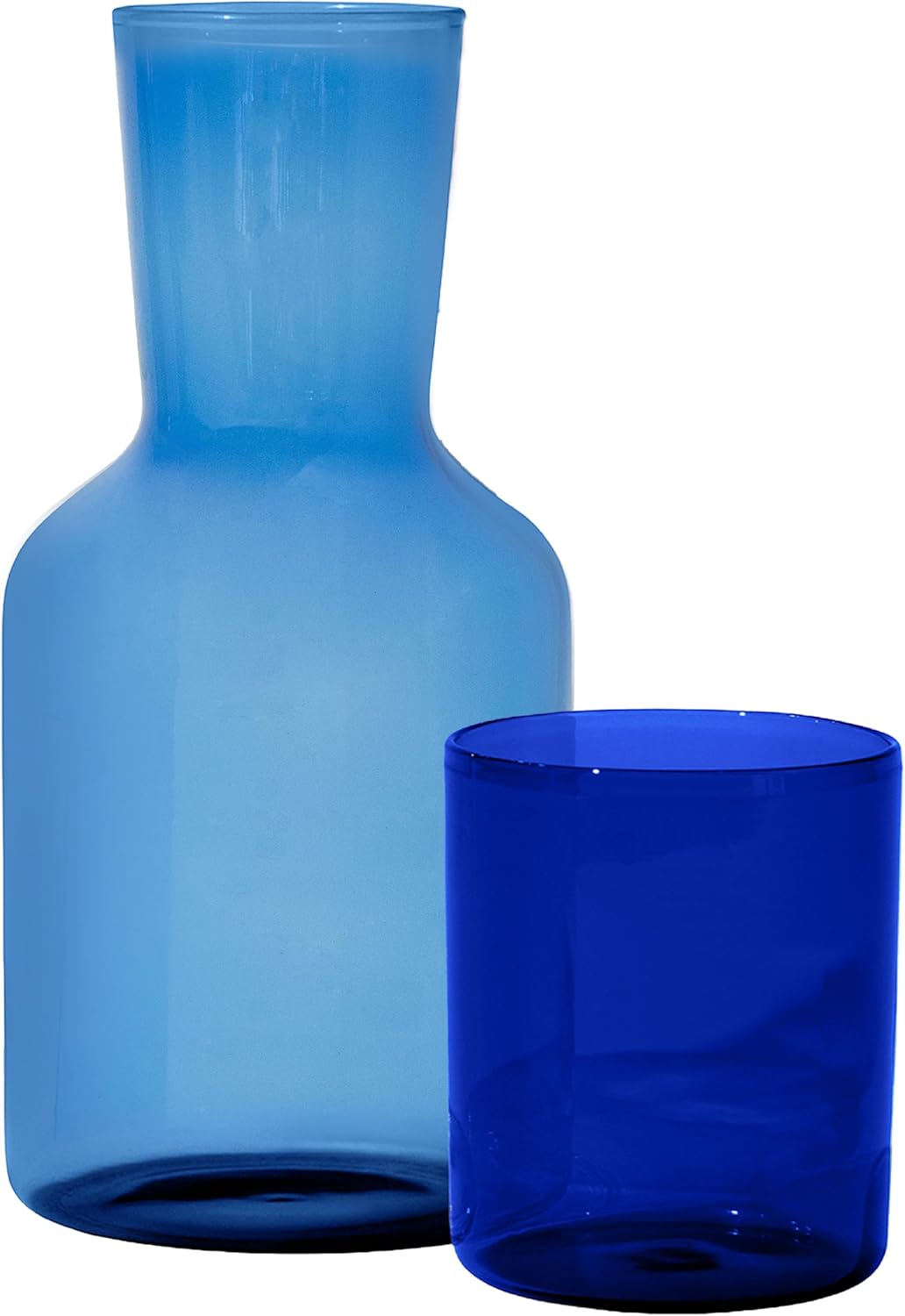 Glass Carafe and Cup Set - BPA Free, Durable & Lightweight