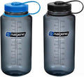 Nalgene Sustain Tritan 32 oz Wide Mouth Water Bottle 2-Pack - Durable
