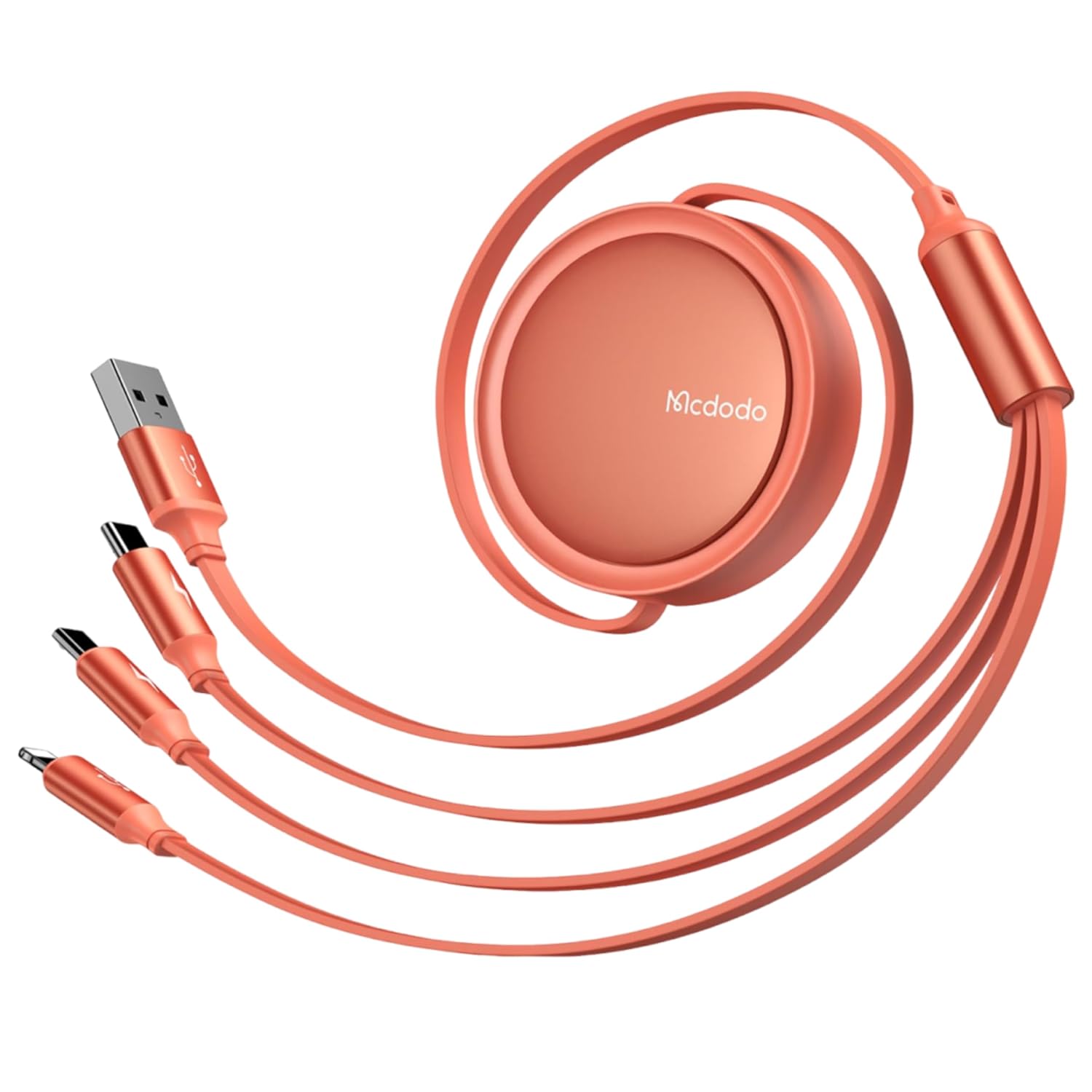 Mcdodo Beat Drum 3-in-1 Retractable Charger