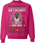 A White Christmas Diddy Party Ugly Christmas Sweater Crewneck