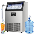Commercial Ice Maker Machine 200 Lbs/24H Stainless Steel - Rapid Cubes