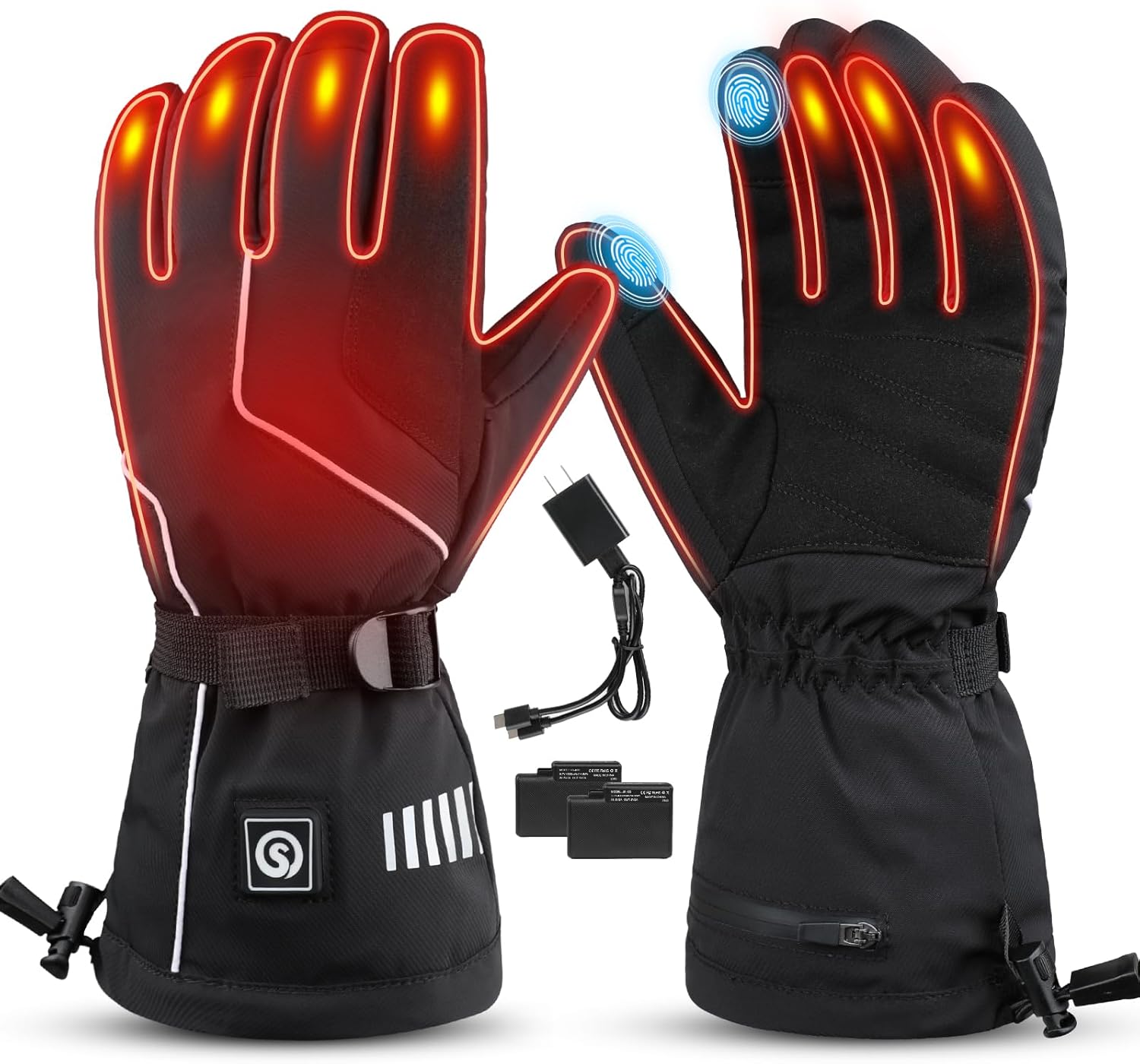 SAVIOR HEAT - Heated Gloves: Waterproof & Touchscreen!