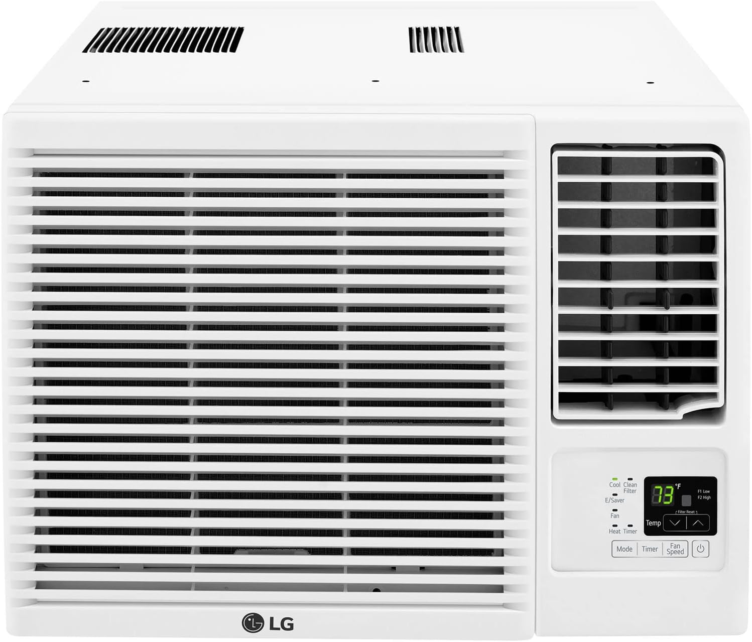 LG 7,500 BTU Window AC with Heat & Remote - Cools 320 Sq.Ft.