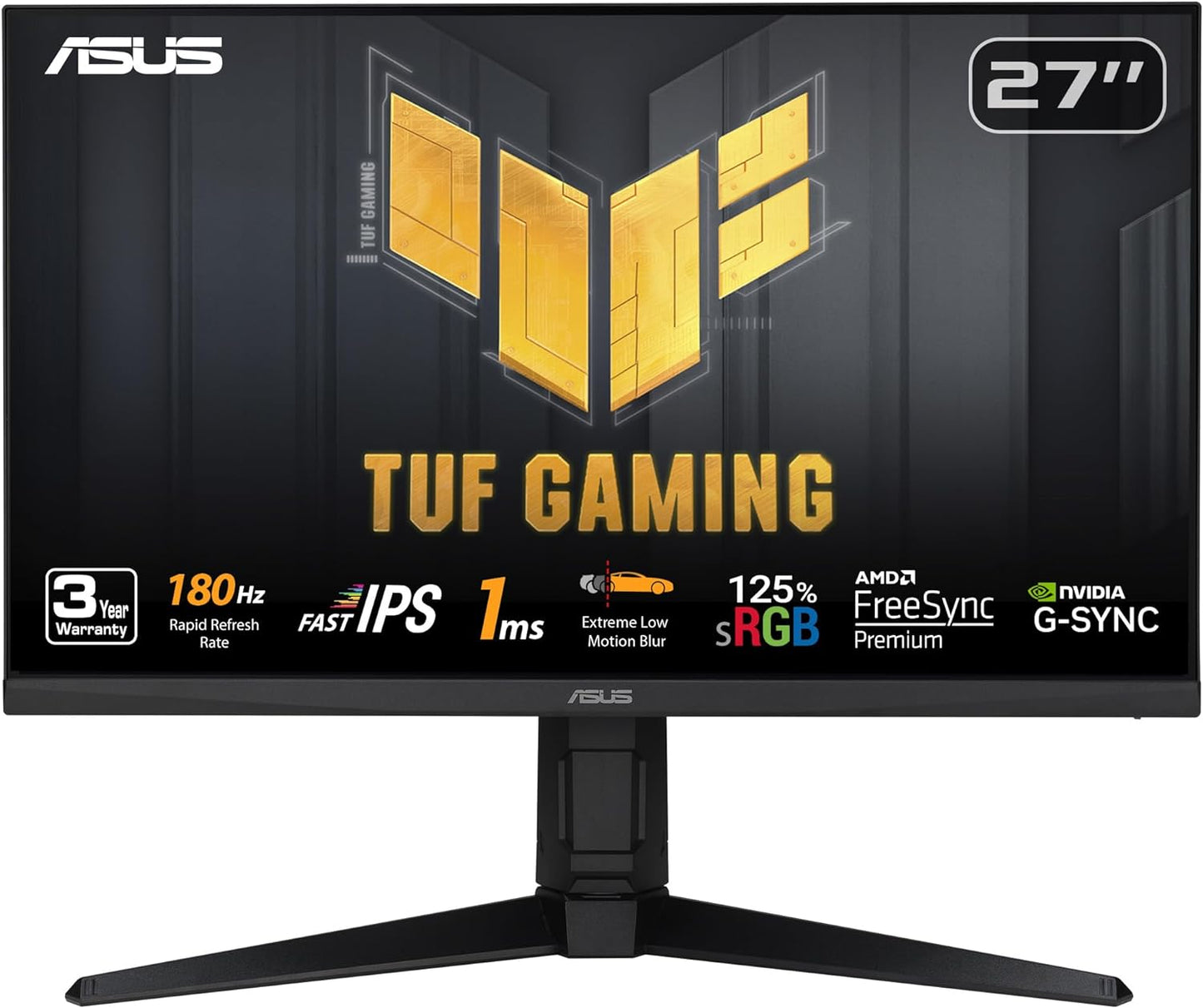 ASUS TUF Gaming 27 Monitor - 180Hz Fast IPS
