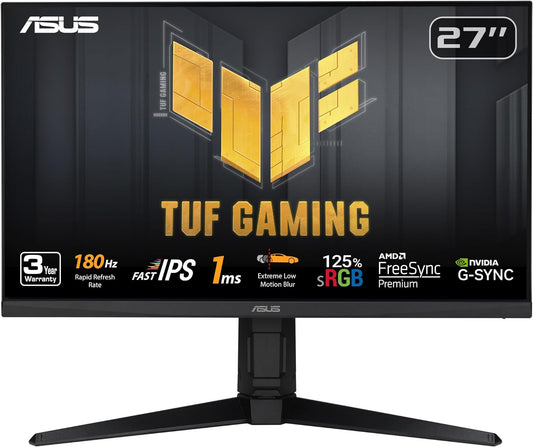 ASUS TUF Gaming 27 Monitor - 180Hz Fast IPS