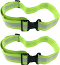Reflective Belt for Running - Adjustable 27-47in High-Vis Safety Belt
