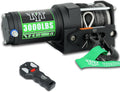 3000 lb ATV Winch 12V DC with Wireless Remote - Compact 1 HP Motor