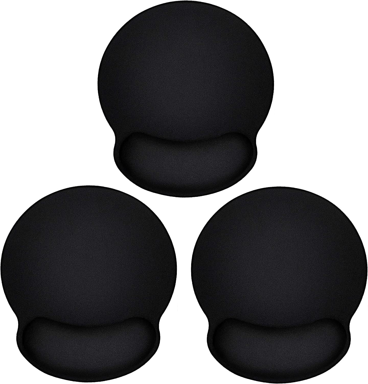 TONOS Ergonomic Mouse Pad 3 Pack - Comfortable Wrist Support
