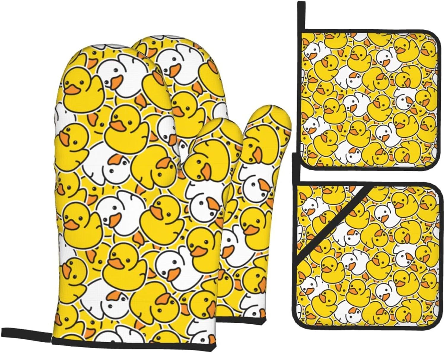 Quacktastic Duck Oven Mitts Set