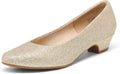 DREAM PAIRS Women's Mila Low Chunky Heel Pump Shoes - Comfortable have