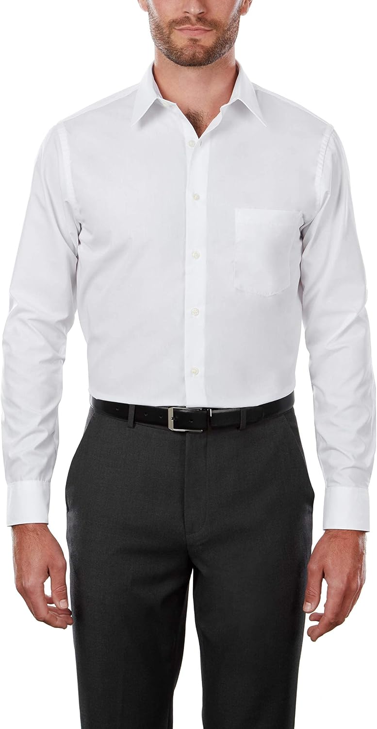 Van Heusen Men's Tall Fit Dress Shirts for Comfort and Style