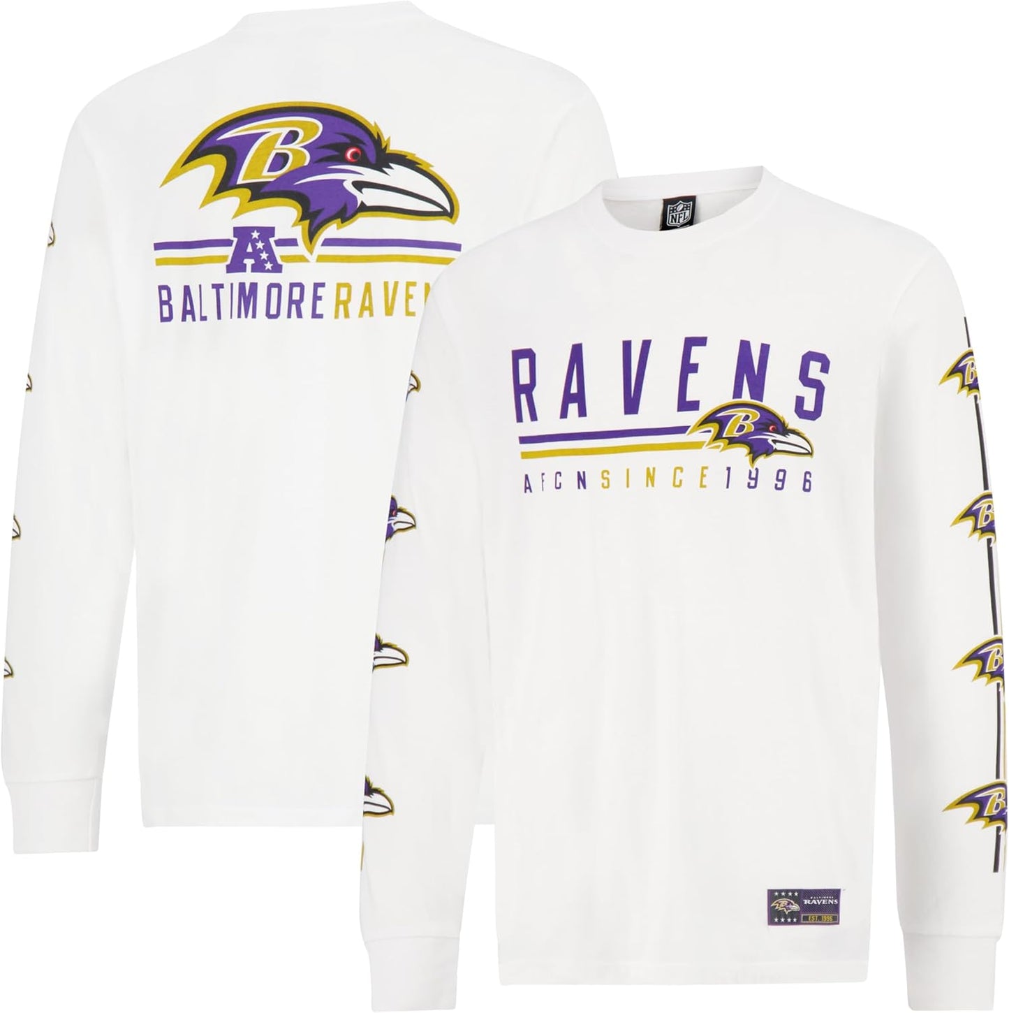 Ultra Game Men's NFL Long Sleeve T-Shirt for Ultimate Comfort