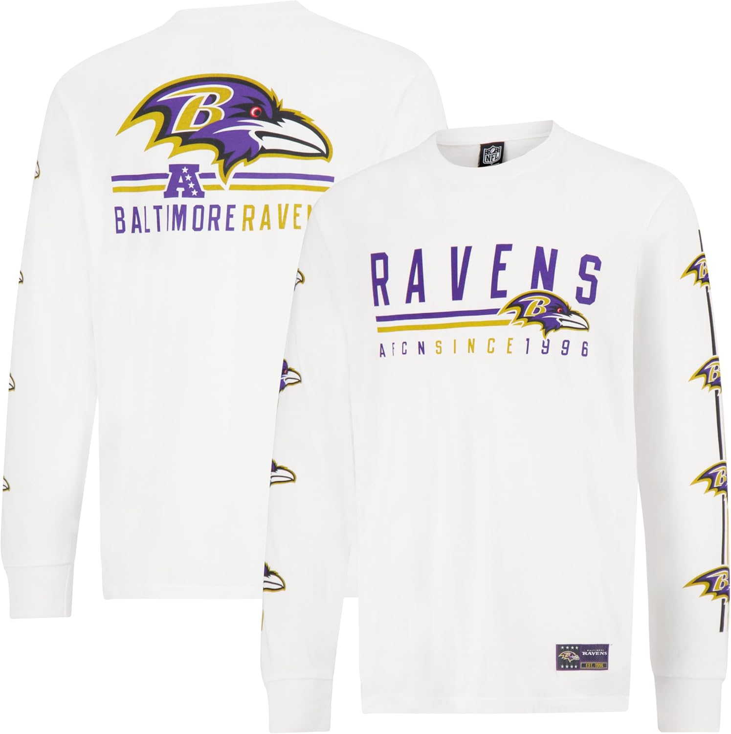 Ultra Game Men's NFL Long Sleeve T-Shirt for Ultimate Comfort
