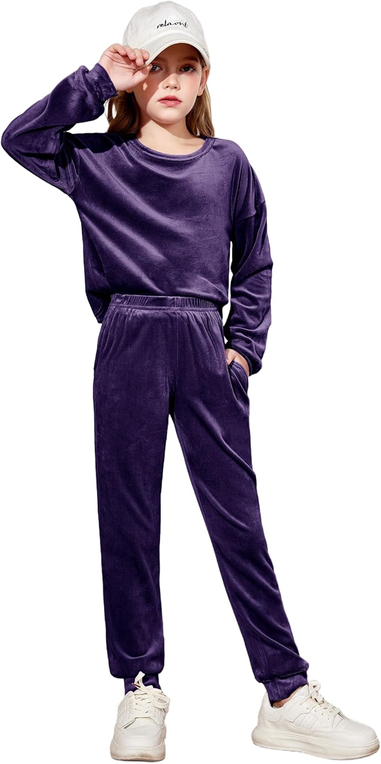 Arshiner Girls 2 Piece Outfit Set for Cozy Activewear Style