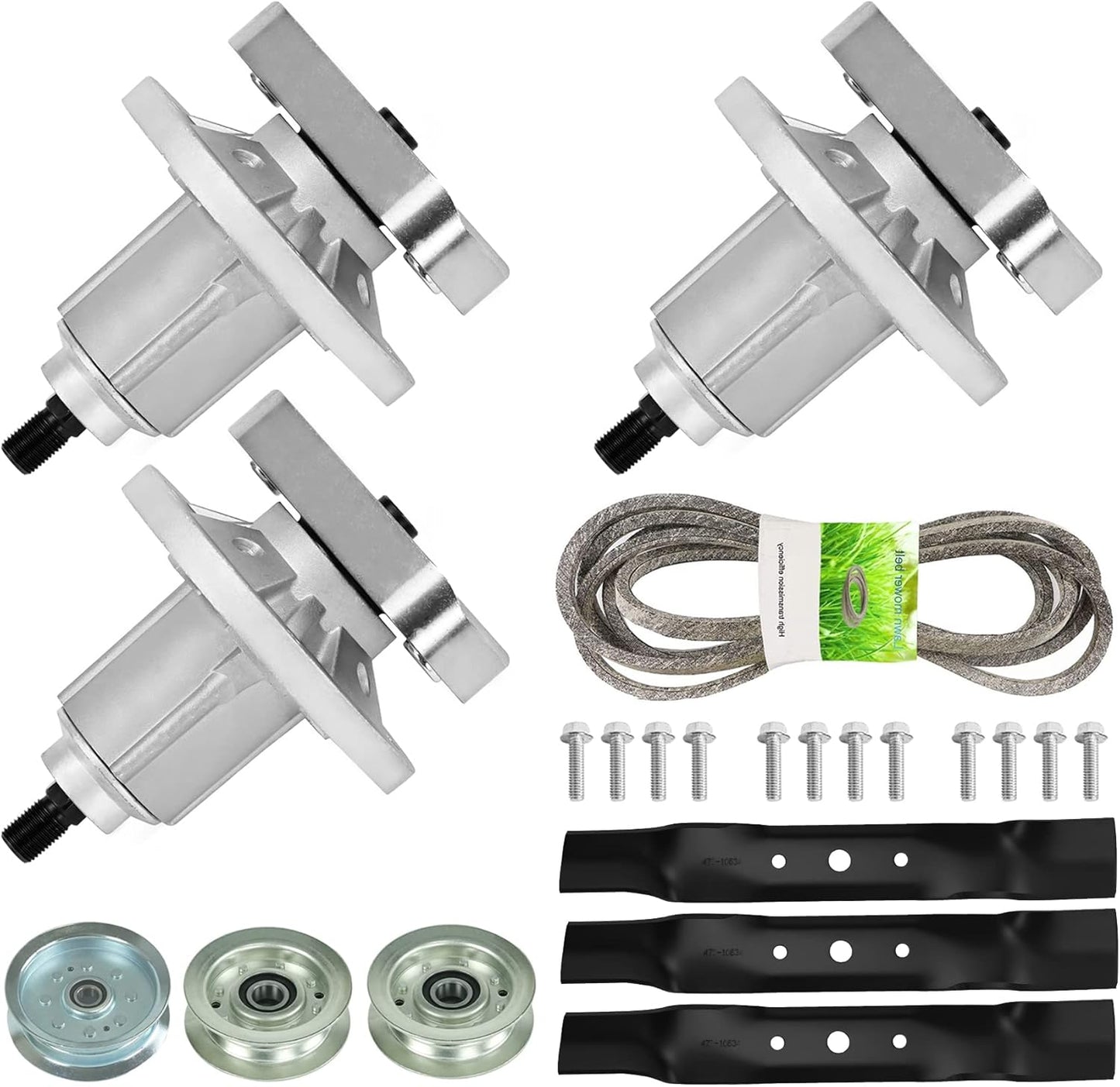 48 Inch Deck Blade Spindle Kit for John Deere L120 L130