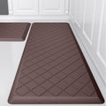 Cushioned Kitchen Mat 2 PCS Anti Fatigue Rugs - Ergonomic Comfort