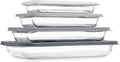 COOK WITH COLOR 8-Piece Deep Glass Baking Dish Set - Versatile