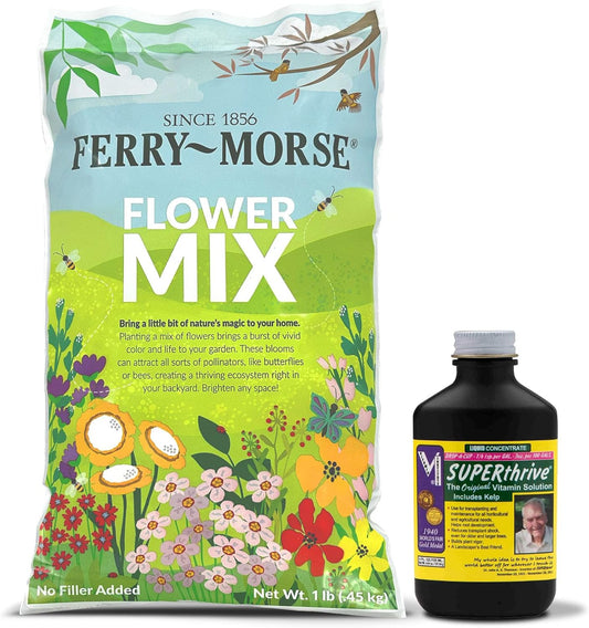 Ferry-Morse Deer Resistant Wildflower Seeds & SUPERthrive Solution