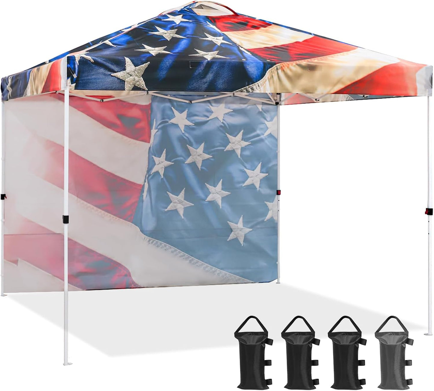EAGLE PEAK Pop Up Canopy Tent with Sidewall for Events