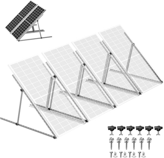 Adjustable Solar Panel Mounting Frame for RV, Boat, Off-Grid Use