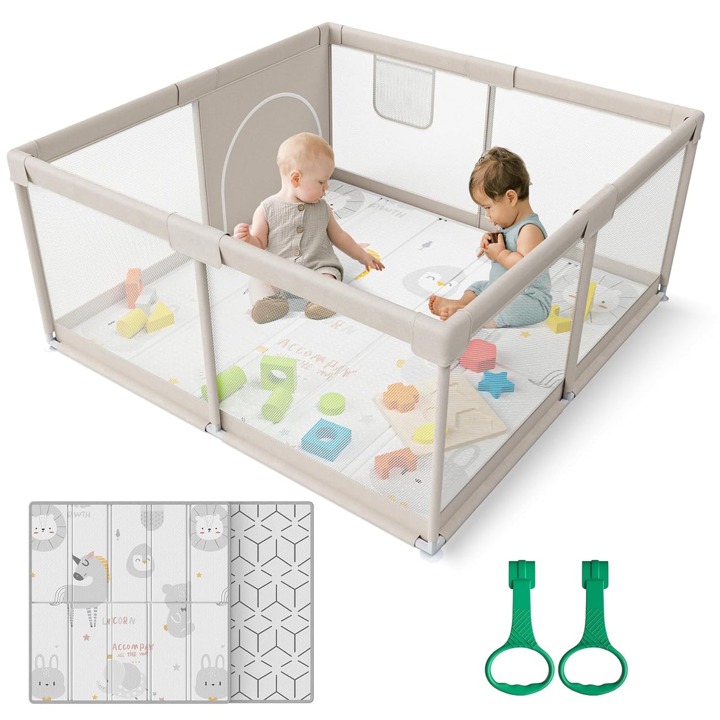 ZEEBABA Baby Playpen: Spacious & Safe for Apartments!