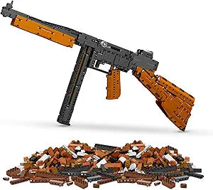 Lrure Model Gun Building Blocks Toy Playset for Collectors