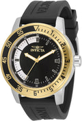 Invicta Men's 45mm Black Quartz Watch - Timeless Style!