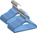 GoodtoU Velvet Baby Hangers 50 Pack - Space Saving Blue Velvet Hangers