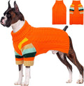 Dog Sweater Warm Thick Turtleneck for Large Dogs - Cozy Winter Wear