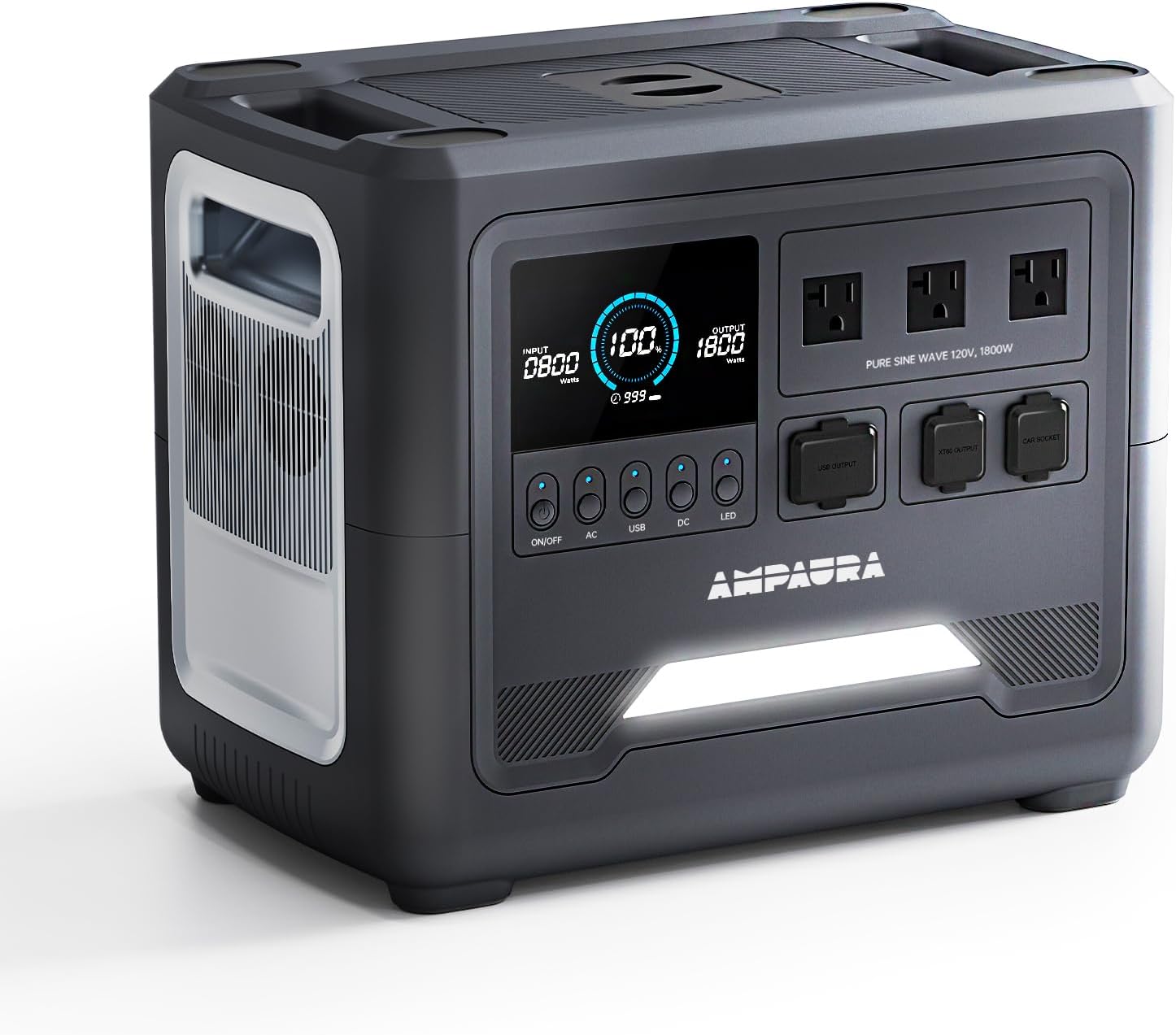 AMPAURA Portable Power Station: Ultimate Backup Power