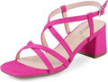 Chunky Block Square Toe Heels - Stable, Comfortable 2.25ft Low Heel
