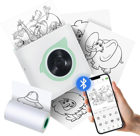 Bisofice Bluetooth Pocket Printer: Inkless & Wireless!