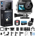 AKASO Brave 4 Pro 4K Action Camera - Dual Screen Stabilized Footage